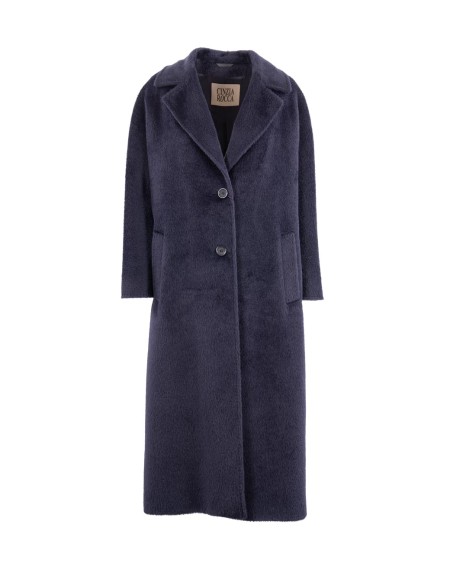 Shop CINZIA ROCCA  Cappotto: Cinzia Rocca maxi cappotto monopetto in alpaca e lana.
Chiusura con due bottoni.
Tasche laterali.
Vestibilità morbida.
Composizione: 68% Alpaca 29% Lana vergine 3% Poliammide.
Made in Italy.. B206805 65H9-2